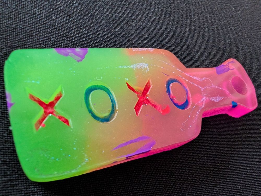 Handmade Paddle pendant 