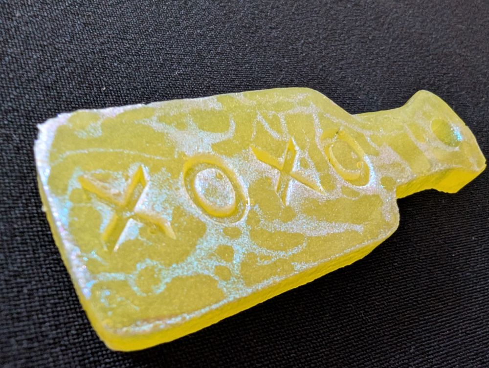 Handmade Paddle pendant 